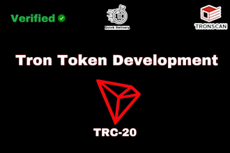 create trc20 token or tron token