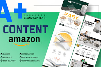 design amazon ebc content with listing images
