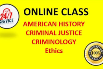do criminal justice, american history, criminology classes