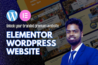 clone redesign or develop a modern wordpress elementor pro website