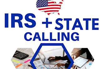 call to irs, state department for any tax work in 50 states of USA