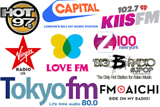 play your song of all style on popular pop and japanese radio station