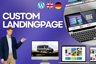 ich erstelle deine wordpress website oder landingpage