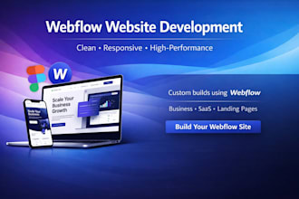 build a custom webflow website from figma with memberstack setup