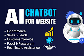 do custom ai chatbot development for website and business
