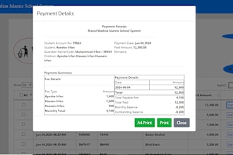 build a school fees management system for you