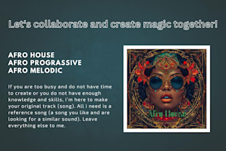 be your music producer, afro house, afro progressive, afro melodic