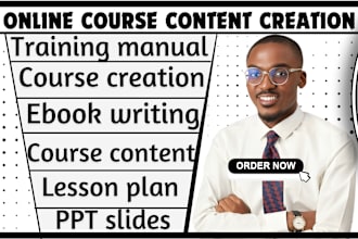 create masterclass online course content training manual ebook course creation