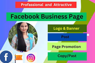 create fix and promote professional facebook business page