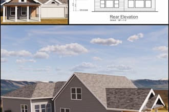 design your single family houses by revit