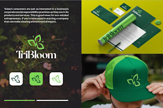 do logo design, brand kit, brand style guide or brand book