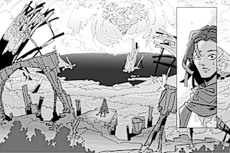 draw quality manga page with low budget