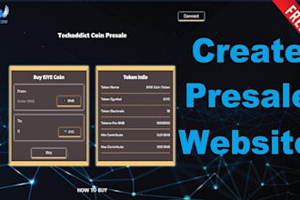build solana staking and presale website with solana meme coin, solana spl token