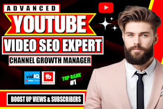 do best youtube video SEO expert optimization and channel growth manager