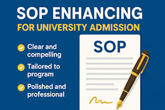 professionally enhance and edit your university personal statement