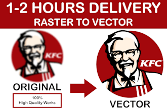 vector tracing , redraw logo to ai,eps,svg,png,pdf