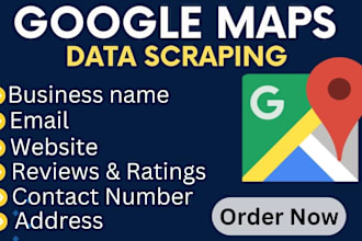 scrape google map data, b2b lead generation