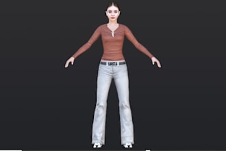 create,texture,rig  3d character,3d cartoony,hyperrealistic,stylized character
