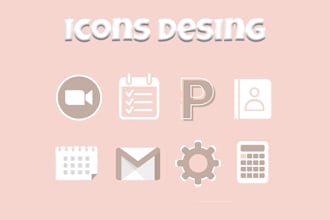 design a awesome vector icons
