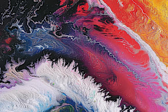 make a unique abstract art for you