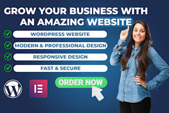 develop a modern wordpress website with automation forms