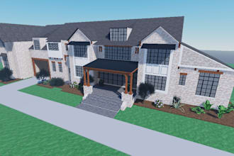 build roblox structure for you it can be some sort of home park etc