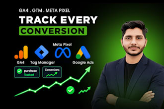 set up google analytics 4 ga4 with GTM ecommerce and conversion tracking