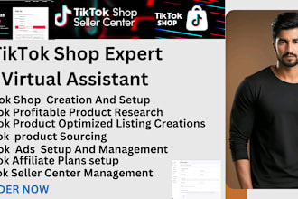 set up tik tok shop seller center, product listing tiktok US, UK