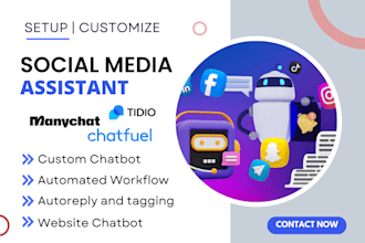 create social media ai chatbot instagram manychat dm automation lead generation