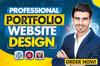 design a personal portfolio website, business website, landing page