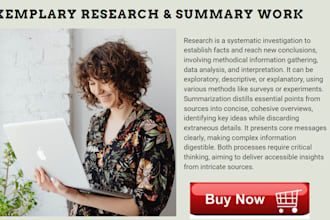 distill your mountain of data into succinct summaries
