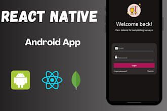 create a complete expo react native app for you