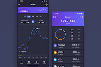 develop wallet app, crypto wallet app, exchange website, crypto wallet