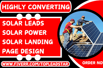 generate solar leads solar appointment home owner solar power solar landing page