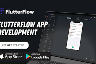 develop flutterflow flutter app mobile app developer  bubble io ios app develop