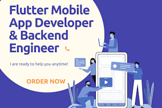 do flutter mobile app developer and backend engineer