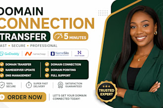 connect, transfer domain to shopify wordpress hostinger wix ionos or any hosting