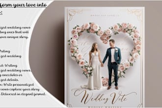 ill write your personalized wedding vows for your special day