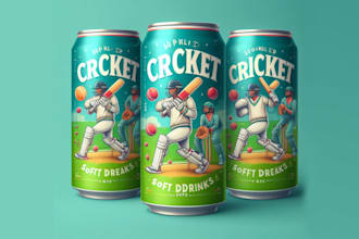 design can, beer, energy drink wine, or bottle packaging