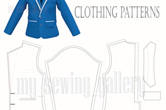make ready to print clothing patterns