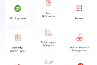 do  ecommerce app with admin panel