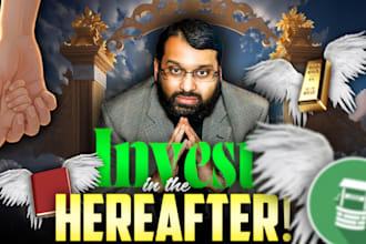 youtube islamic halal thumbnail design