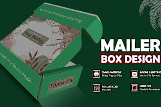 do perfect mailer box design and subscription box design
