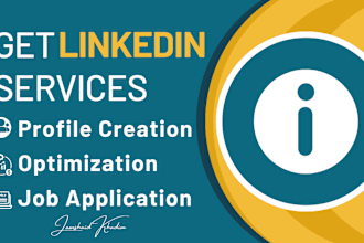 create, optimize linkedin profile within 6 hours