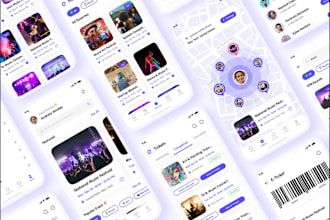 develop ticketing app, event app, figma to bubble, figma to appgyver