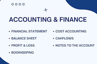 prepare financial projections, business plan and forecasts