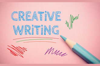 do creative content writing, articles, scriptwriter, screenwriter writer