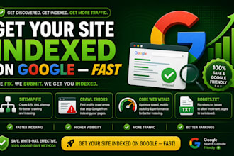 fix technical SEO errors and get your website indexed on google fast