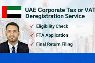 handle uae vat or corporate tax deregistration