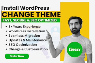 install, change, and customize your wordpress theme perfect